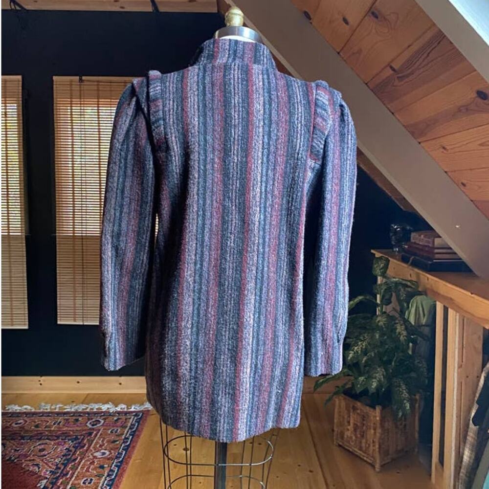 Vintage Wool Pea Coat - Picture 7 of 8